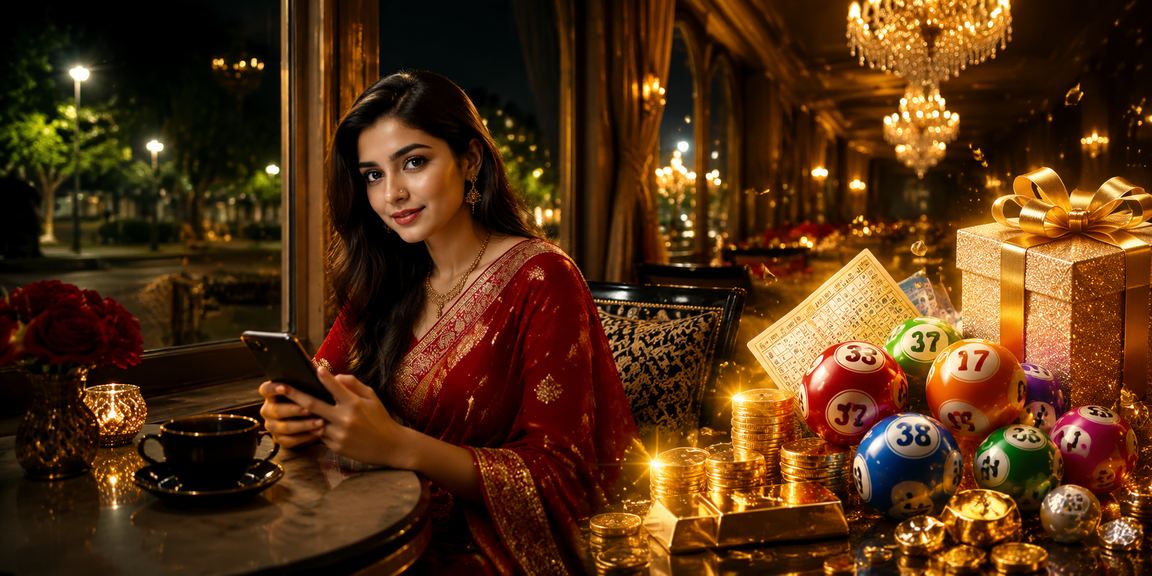 রংপুরে লটারি গেম উপভোগ করছেন একজন অংশগ্রহণকারী